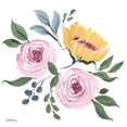 thumbnail image 2 of Chavez, April 26x26 Black Ornate Wood Framed with Double Matting Museum Art Print Titled - Sunday Bouquet, 2 of 4