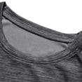 thumbnail image 5 of ZVAVZ Solid Long Sleeve T-Shirts for Men Ice Silk Crew Neck Athletic Tee Shirts Quick Dry Running Workout Tees Lightweight Stretchy Fitness Tops Black L, 5 of 9