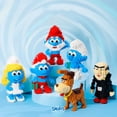 thumbnail image 2 of NEW Cartoon Smurfs Mini Blocks Small Bricks Anime Building Collection Toy  Figure Kids Gifts Present, 2 of 7