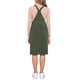 thumbnail image 3 of INSPIRE CHIC Vestido Midi Casual de Pana Sin Mangas con Cuello Cuadrado y Tirantes Ajustables con Bolsillos XS Verde Ejército, 3 of 6