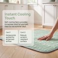 thumbnail image 6 of Deago Summer Dog Cooling Mat, Washable Ice Silk Self Cool Pad for Small Medium Large Dogs and Cats, Pet Sleeping Pad for Crate, Bed, Indoor & Outdoor Floor, Car Seats, 6 of 9