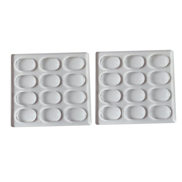 2X Molde de Pastel de Policarbonato Transparente Dacquoise Oval Dakovaz Molde de Macarrón Herramienta de Decoración