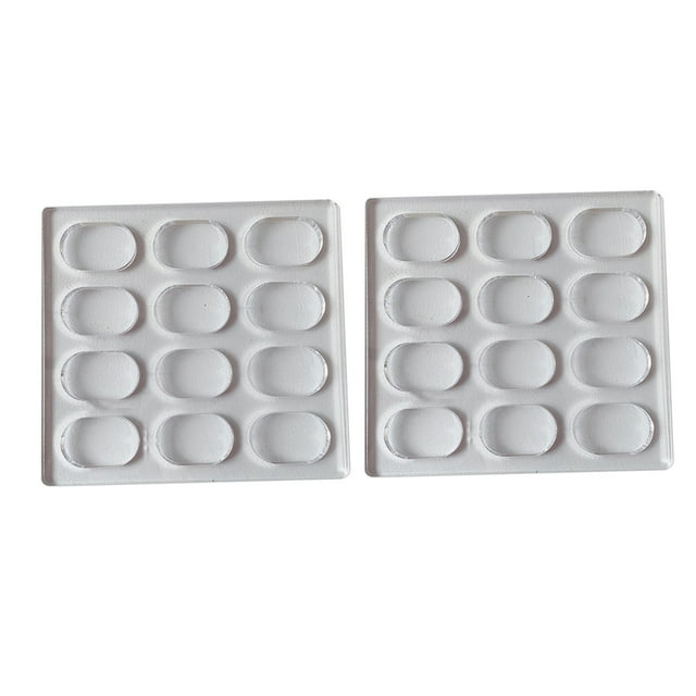 2X Molde de Pastel de Policarbonato Transparente Dacquoise Oval Dakovaz Molde de Macarrón Herramienta de Decoración