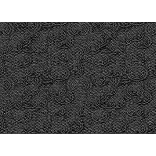 Ahgly Tapis Rectangulaire Lavable en Machine Intérieur Transitionnel Gris Minuit, 5 Pieds x 8 Pieds