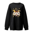 thumbnail image 3 of PATLOLLAV Sweater for Women,Women's Thanksgiving Print Loose Long Sleeve Blouse Round Neck Casual Tops Sweatershirt, 3 of 6