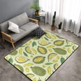 thumbnail image 2 of Area Rugs For Living Room Decor - Cute Sweet Durian Anti Slip Throw Washable Rugs 3x5 For Bedroom, Soft Indoor Carpet For Bedroom Living Room 60x39In, 2 of 5