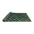 thumbnail image 2 of Ahgly Company Indoor Rectangle Abstract Turquoise Blue Modern Area Rugs, 2' x 5', 2 of 4