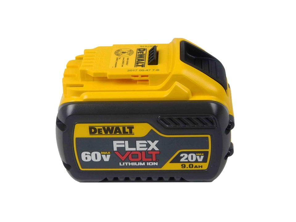DEWALT FLEXVOLT 20V/60V MAX 9.0Ah Battery Pack 2-Pack (DCB609-2) – 180Wh, Extended Runtime, LED Fuel Gauge