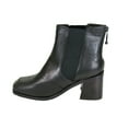 thumbnail image 3 of PEERAGE Cheyenne Women's Wide Width Leather Dress Ankle Boots BLACK 11, 3 of 6