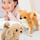 thumbnail image 5 of Gwong Electrónica Diseño de perros de juguete de peluche lindo simulación inteligente perrito peluche juguete para niños niños, 5 of 6