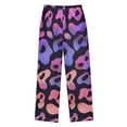 thumbnail image 2 of Leopard Print Background Pajama Pants Soft Lightweight Lounge Pants Bottoms Sleep Pants Warm Comfy, 2 of 9