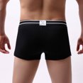 thumbnail image 7 of Men's Boxer Briefs Mens Compression Underwear Men No Ride up Underwear Designer Men Short Leg Briefs Boyfriend Mens Quick Y 2xl Soft Undies No Ride up Spandex Black L, 7 of 7