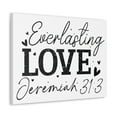 thumbnail image 4 of Scripture Walls Jeremiah 31:3 An Everlasting Love Bible Verse Canvas Christian Wall Art Ready to Hang Unframed, 4 of 13