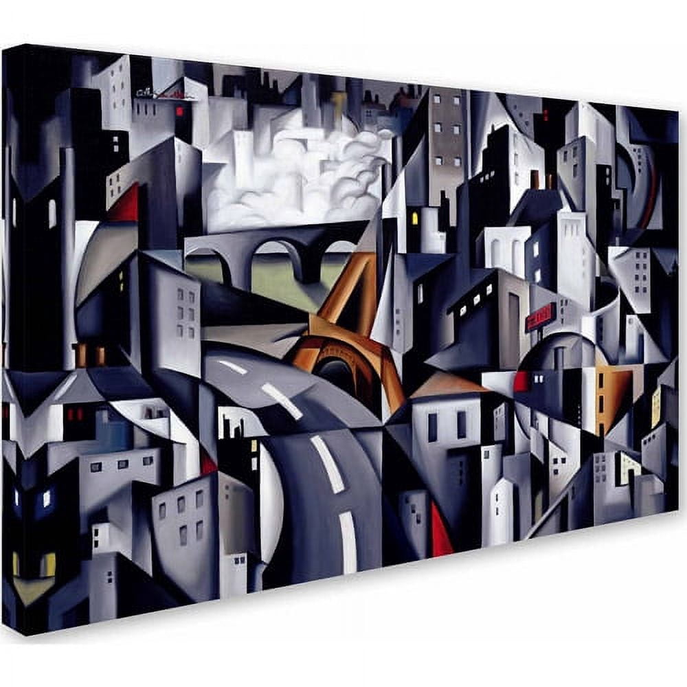 Trademark Fine Art "La Rive Gauche, 2002" Canvas Art by Catherine Abel
