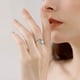 thumbnail image 2 of Anillo De Ansiedad Para Mujer Anillo Fidget Girasol Anillo Giratorio Anillos Fidget Para Alivio De La Ansiedad Estrés Abierto Ajustable Flor Luna Estrella Figet S, 2 of 4