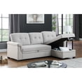thumbnail image 4 of Home Square 2-Piece Set with Reversible Sleeper Sofa and Coffee Table, 4 of 16