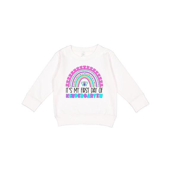 Inktastic Its My First Day of Kindergarten Toddler Sweatshirt