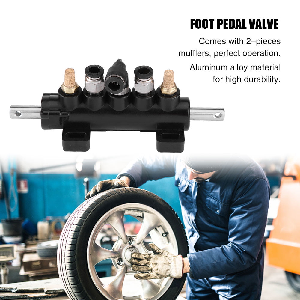 Foot Pedal Air Control Valve,Car Air Control Valve Foot Pedal Valve Air Control Valve Foot Pedal Valve for Ranger Tire Changer Machine Supplies Tool Type B 1 