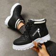 thumbnail image 5 of RuiJiao Gift Women's High-Top Fleece Lined Boots, Trendy Thick Heel Workwear Short Boots, 5 of 9