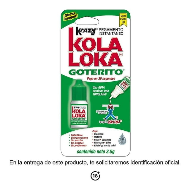 Pegamento Instantáneo Kola Loka Goterito 3.5 Gr