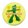 thumbnail image 1 of Yoga Gumby That's a Stretch Pinback Button Pin, 1 of 5