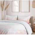 thumbnail image 6 of Ambesonne Pale Pink Duvet Cover Set, Geometric Digital, 2-Calking, Coral Peach, 6 of 7