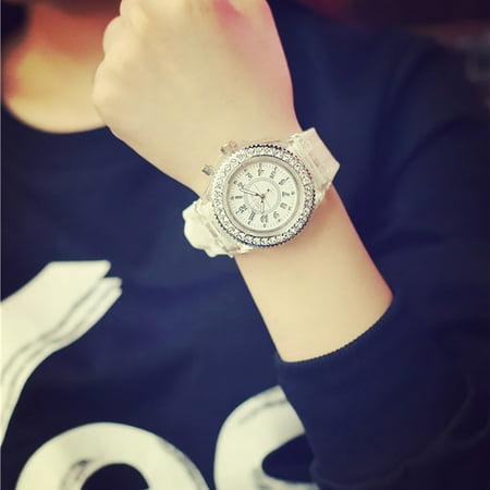 Iuhan Geneva LED Backlight Sport Waterproof Quartz Wrist Watches