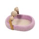 thumbnail image 5 of Cama para gatos con pelota de sisal, accesorios para mascotas, juguetes de entrenamiento, rascador ovalado para gatos. Púrpura, 5 of 9