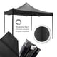 thumbnail image 1 of Carpa Toldo 3x3 Reforzada Plegable Lona Impermeable Jardín NEGRO GOME ZP-1105B Negra, 1 of 3