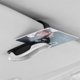 thumbnail image 5 of Gafas de coche Clip Gafas de sol Soporte Clip Billetera Plata, 5 of 6