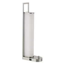 Cal Lighting Zamora Acrylic & Metal LED Table Lamp in Brushed Steel Silver
