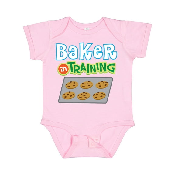 Inktastic Baker in Training Baking Boys or Girls Baby Bodysuit