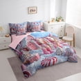thumbnail image 3 of Homewish Xmas Nutcracker 7-Piece King Bedding Set - Pink White Christmas, 3 of 8