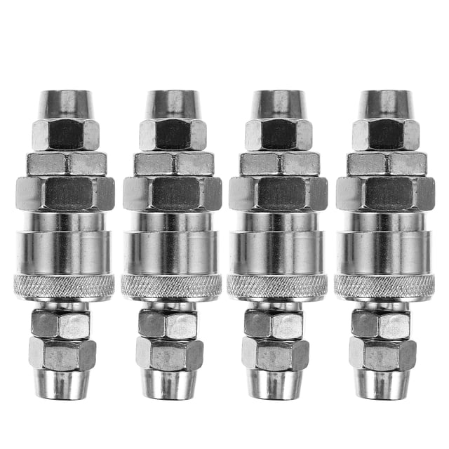 SHISUYAN 4pcs Quick Coupling Air Hose Connector Quick Pneumatic Connector Air Compressor Hose Fitting SP20 PP20