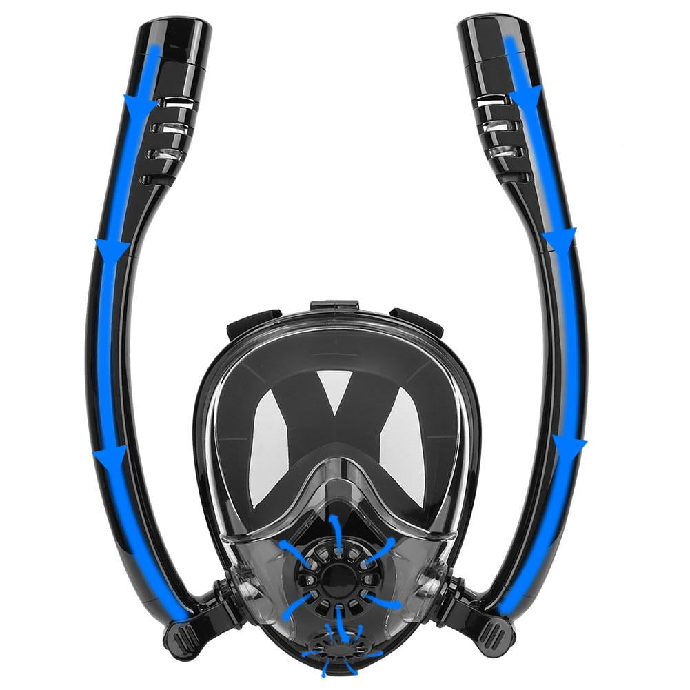 Tebru AntiFog Snorkeling Mask, Snorkeling Scuba AntiFog Mask Full