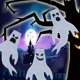 thumbnail image 5 of Halloween al aire libre colgante fantasma Windsocks banderas interior colgante banderas para frente 46cm-B kusrkot Bandera de manga de viento de Halloween, 5 of 8