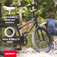 thumbnail image 5 of Huffy 20" Rock It Boys’ Kids’ Bike, Fits Riders 44”-56”, EZ Build, Black, 5 of 13