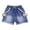 za-Blue, variant on breaise Girls Slim-fit Denim Shorts Simple Design Summer Jeans Shorts Teen Girls Shorts