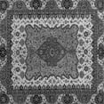 thumbnail image 1 of Ahgly Company Indoor Square Abstract Gray Modern Area Rugs, 7' Square, 1 of 4