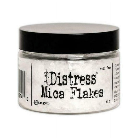 Tim Holtz Distress Mica Flakes 37g-Translucent