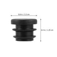 thumbnail image 3 of 100 Pcs Plastic Plug Chair Foot Pad Floor Protectors for Furniture Legs Pipe Plug Black 200pcs, 3 of 6