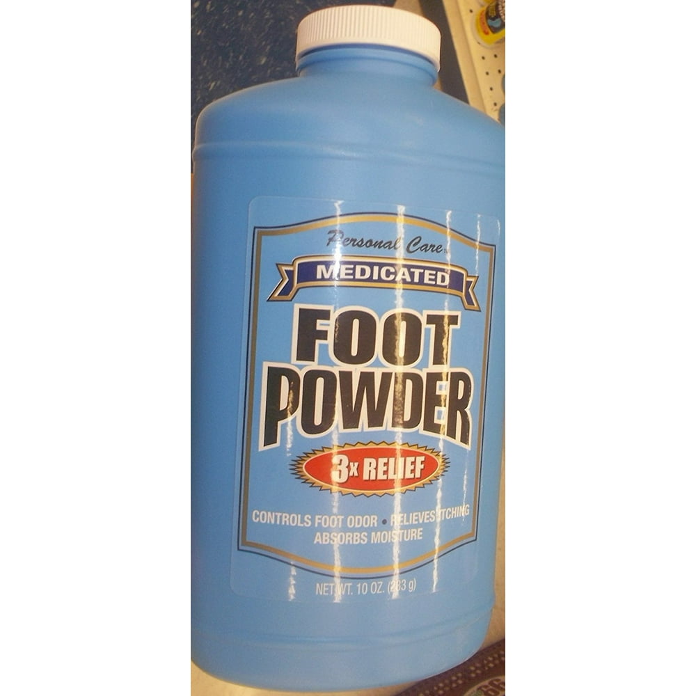 Personal Care Medicated Foot Powder, 10 oz