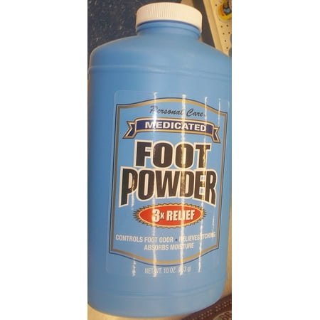 Personal Care Medicated Foot Powder, 10 oz - Walmart.com
