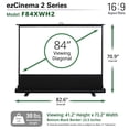thumbnail image 6 of Elite Screens ezCinema 2, 84" Diagonal, 16:9, Floor Pull-Up Portable Projector Screen, 6 of 7