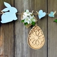 Easter Party Creative Decoration Kit Wooden Rabbit & Easter Egg