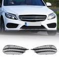 thumbnail image 2 of Xirurus 1‑Pair Front Bumper Fog Light Grille Cover 2058852523 – Stylish, Protective Mesh Insert for C‑Class A205 C205 W205, 2 of 9