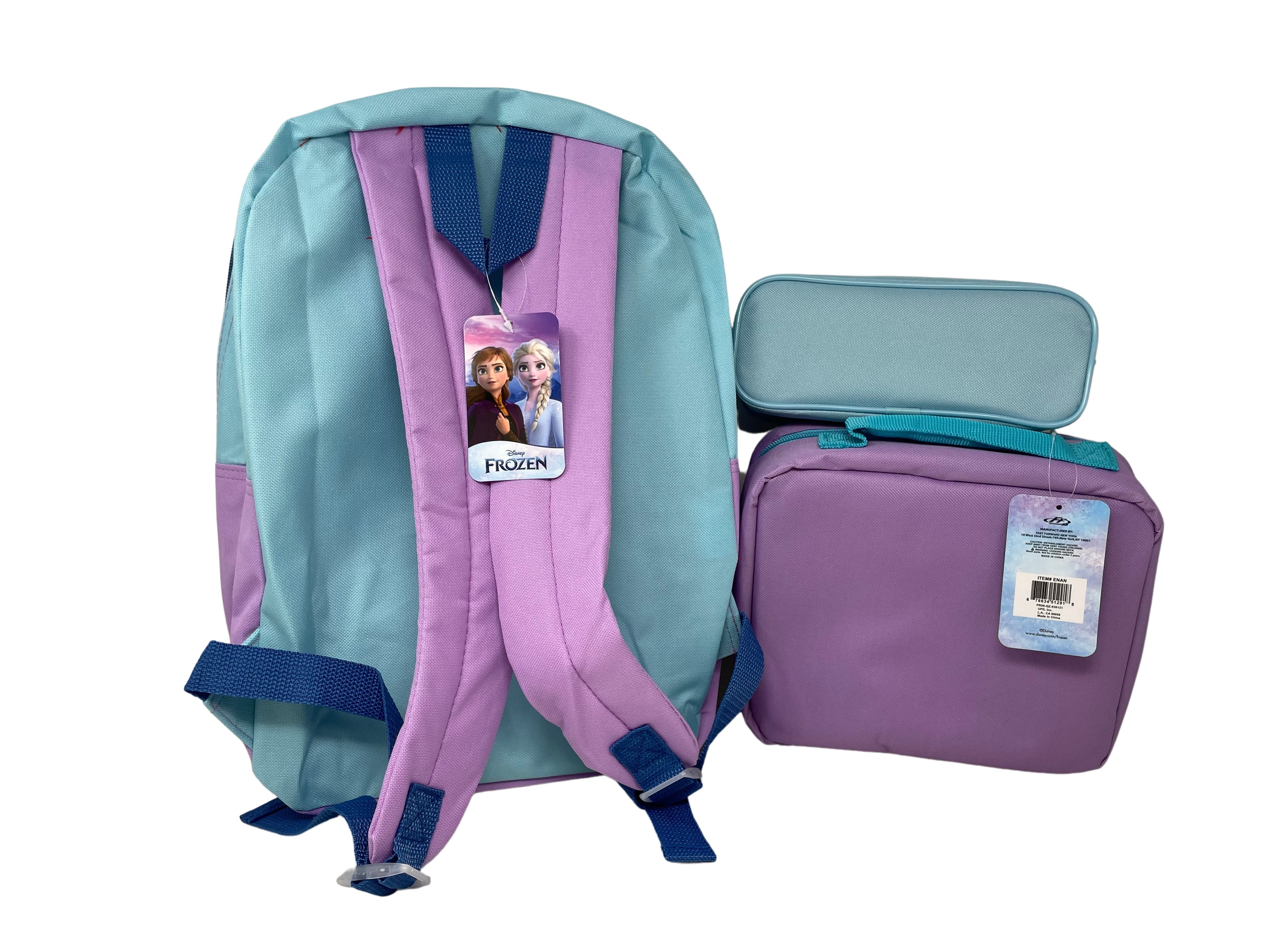 Frozen 2: 16 Backpack - Detachable Insulated Shaped Lunch Bag