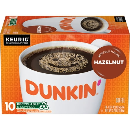 GTIN 881334003017 product image for Dunkin  Hazelnut Flavored Coffee K-Cup Pods  10 Count | upcitemdb.com