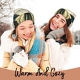 thumbnail image 4 of Gaeub Blue Black Butterfly Art Print Unisex Knitted Hat,Warm Winter Beanie,Unisex Fashion Knit Cuffed Cap,Ski Hat for Men and Women, 4 of 6