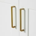 thumbnail image 3 of Ariel Taylor 37 In. Right Offset Rectangle Sink Vanity With Carrara White Marble Countertop In White, 3 of 11